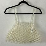 Urban Outfitters  UO Dolly Pearl Cami Vest Size Small NWT Coquette Dainty Photo 1