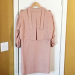 Kendall + Kylie NEW women's long rose overcoat jacket NWD missing belt, wrinkled Photo 2