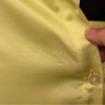 No. 6 Store Button Down Shirt Size Large Yellow Neon 3 Satin New York Photo 10