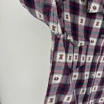 Paige  Mya Plaid Aztec Button Down Shirt Size Medium‎ Cabin Outdoor Photo 5