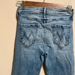 Mother Denim The Rascal Ankle Fray Bonfire Lighning Light Wash Jeans Photo 4
