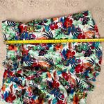 Noisy May Women's Floral Dragon Print Shorts Tropical Parrot Palm Size S Photo 7