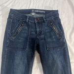 New York And Company Dark Wash Ankle Leggings Sz 0 Photo 2