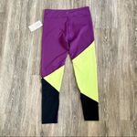 Balance Collection purple yellow black leggings Photo 1