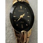 Armitron Now Gold Tone Ladies Watch Black Dial Oval Face Stainless Steel Photo 5
