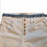 Free People Button Front White Skinny Jeans, Sz 26 Photo 7