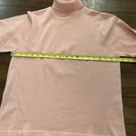 Talbots Pale Pink 100% Italian Merino Wool Turtleneck Sweater Size Medium Photo 3