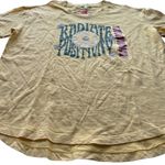 Wildfox  Statement Graphic Tee Shirt Mellow Yellow XL Radiate Positivity Wlt5030s Photo 3