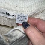 Carriage‎ Court Vintage Button Collar Open Knit Sweater Photo 7