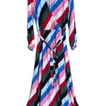 Eloquii EUC Striped Faux Wrap Bodice maxi Dress Size 18 Photo 0