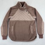 Abercrombie & Fitch  Womens Quilted Sherpa Pullover Sweatshirt Size S‎ Photo 1