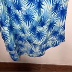 Vineyard Vines Vineyard Vine electric palm one shoulder dress hi-low hem blue women’s size 12 Photo 2