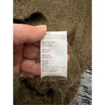 Urban Outfitters  olive green v neck fuzzy sweater size S Photo 5