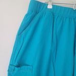 Cherokee Petite Teal Scrub Pants Photo 3