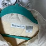 Dress Barn Vintage 90s Embroidered Granny Floral Shacket Jacket Paisley Linen 1X Photo 4