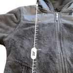 The North Face Black full zip deep pile sherpa Hooded Fleece Jacket Size Small Photo 4