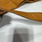 Nine West Large Faux Pebbled Leather Satchel Shoulder Handbag Mustard Yellow Photo 12