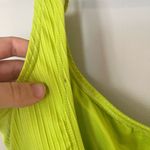 Michael Kors MICHAEL Lime Green Neon One-Piece Swimsuit- Size 8 Photo 4