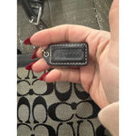  Vintage Y2k Hampton Signature Canvas Shoulder Bag B/W Coach Scarf Photo 8