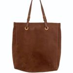 Michael Kors  Chocolate Brown Suede Tote Photo 1
