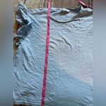 ZARA || Women’s Small Baby Blue Cotton Ruffle Sleeve Blouse Photo 7