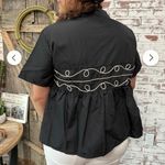 Two 2 Fly Loopty Lou Babydoll Western Top Size 2x Photo 1