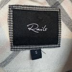 Rails  Hunter Cabincore Plaid L/S Button Down Cream Pink Gray Crop Flannel SMALL Photo 1