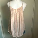 Kaitlyn Sleeveless Abstract Striped Flowy Boho Guaze Summer Tank Top Photo 2