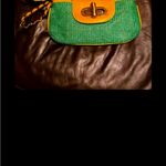 ALDO Green and Yellow Woven Clutch Photo 2