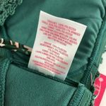 Xhilaration Womens Bikini Top Crochet Crossover Straps Cups Green Size S Photo 3