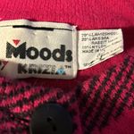 VTG Moods By Krizia Lambswool Angora Dark Pink Cardigan Sweater L Pockets Cozy Size L Photo 6