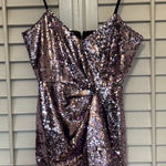 Parker  Purple‎ Sequin Dress Size 4 Photo 0