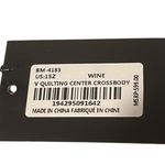 Badgley Mischka V Quilting Center Quilted Vegan Leather w/ Gold Chain Crossbody Photo 5