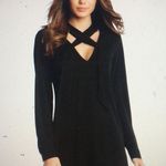 Fifteen Twenty  Neck Tie Dress in Black‎ Size Medium Photo 0