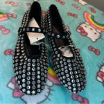 A New Day Issa Rhinestone Mary Jane Ballet Flats - Black size 10 Photo 5
