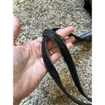 Spartina 449 Fabric Chevron Print Leather Linen Lined Shoudler Bag Womens Purse Photo 4