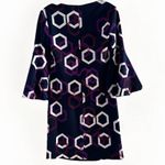 Trina Turk  size xsmall multicolor geometric print sleeves dress Photo 5