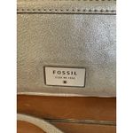Fossil  Dawson Crossbody in Champagne Metallic Shimmer Soft Leather Photo 3
