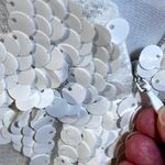 Dress the Population   Brooke White 
Sequin Cap Sleeve Cocktail  Minidress Sz XS Photo 8