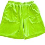 Free People Lime Green Terry Swimsuit Coverup Shorts ~ Women's Size XS Photo 2