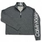 Calvin Klein Half Zip Oversized Athletic Crop Pullover Sz Small Photo 15