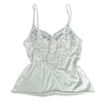 Vintage Vanity Fair White Nylon Spandex Half Slip Tank Top Size S Lace Intimates Photo 0