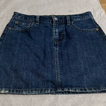 Levi's Distressed Zip Fly Denim High Waist Skirt Size 26 EUC Photo 0