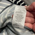 Gabby Skye Black & White Stripes V Neck 3/4 Sleeve Flare Skirt Dress Size 4 Photo 5