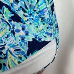 Lilly Pulitzer Luxletic Ocean Trail Shorts High Tide Navy Scuba Doo Sz.M Photo 11