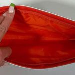 Estée Lauder Blue ‘Harper’s Bazar: October 1929’ Fashion Magazine Graphic Leather Zipper Makeup Cosmetics Bag Travel Pouch Case Purse Clutch Wristlet ✨ Photo 4