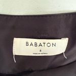 Babaton Aritzia  Women’s 6 Black Faux Vegan Leather Soft Pants Career Belted Photo 1
