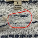 Lily White  Striped Ruffle Hem Top - Black and White Photo 5