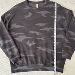 Athleta Studio to Street Camo Sweatshirt Pullover Gray Black Crewneck Women’s S Photo 4