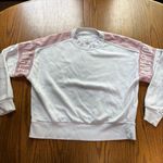 American Eagle White and Pink  Sweatshirt Sz XS Photo 0